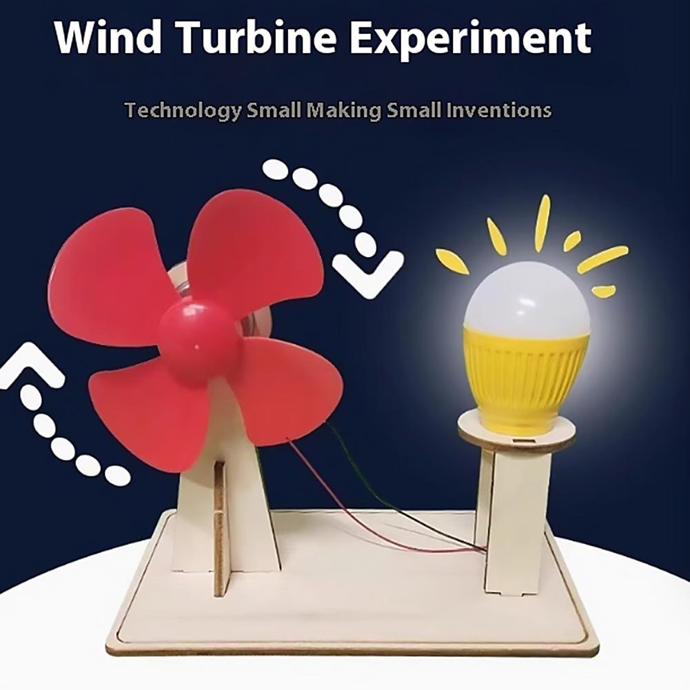 Science Kit - DIY-model voor windenergieopwekking en verlichting, STEM-educatieve