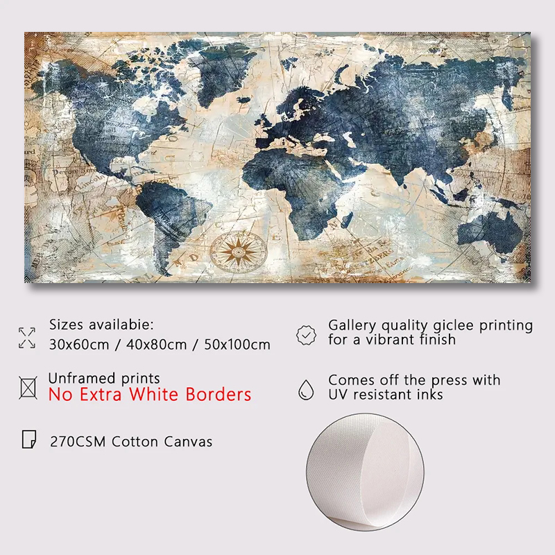 1pc canvas poster vintage kuns - Star Map Poster recensie en prijs